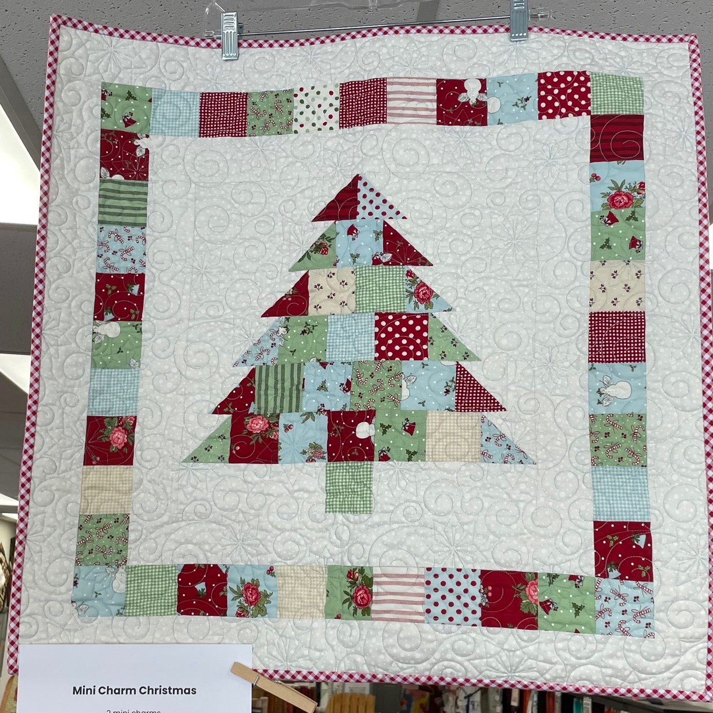 Mini Charming Christmas Tree Quilt Kit – Notions for the Quilter